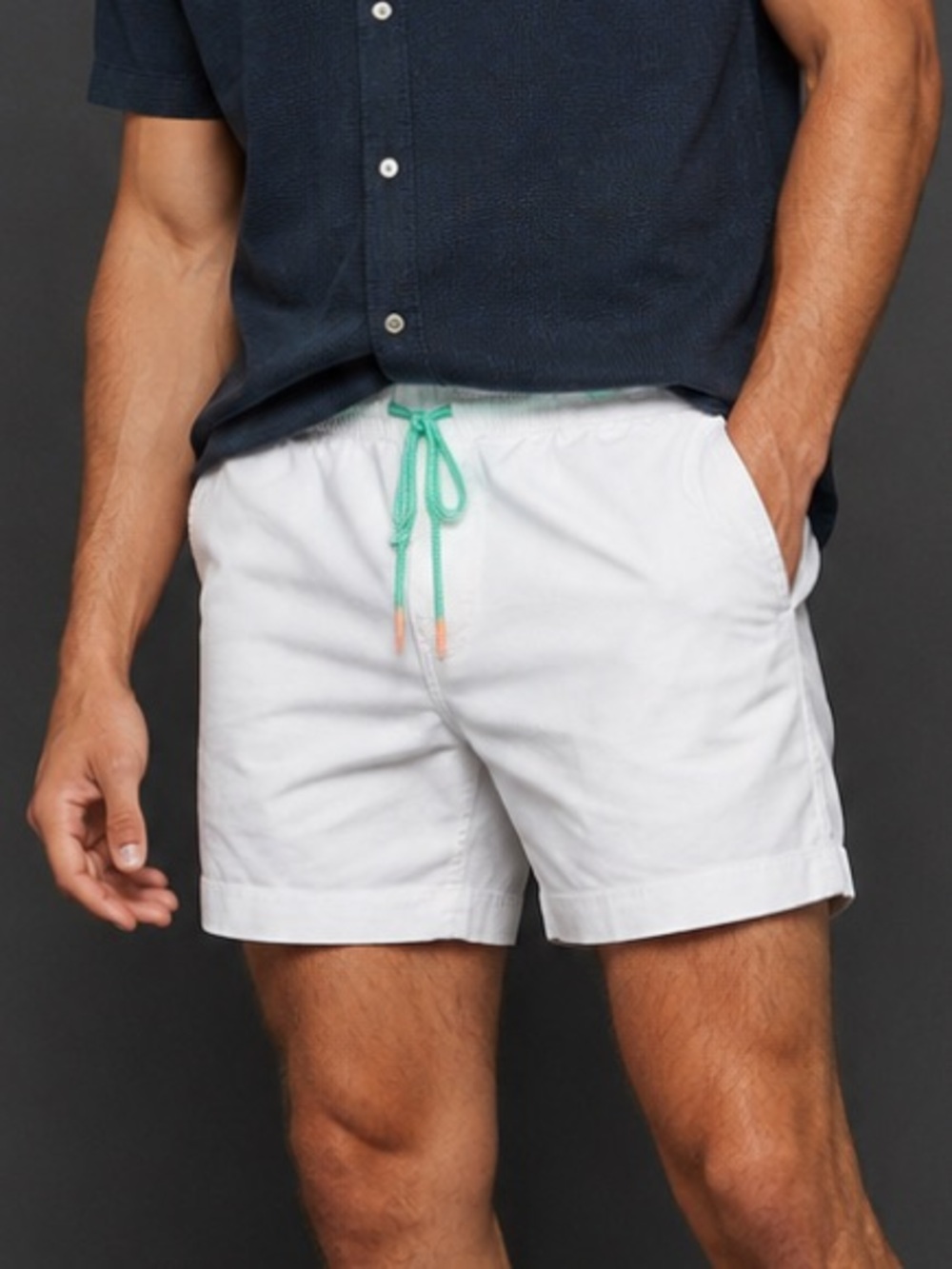 Chubbies The Vannas White 5.5” Stretch Shorts Men’s Small Preppy